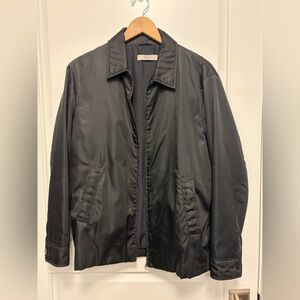 Prada Men's Elegant Black Shirt Jacket